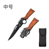 Faca Dobrável de Exterior com Logo Personalizado Transfronteiriço Yangjiang com Bainha Faca Dobrável Ak com Lanterna Faca Tática de Autodefesa com Lanterna Dobrável