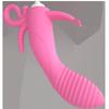Jiuai Conejo de Jade Divertido para Mujer Recargable Av Stick Masajeador de Succión Automática Masturbador Juguete Sexual para Adultos Vibrador