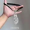 Diseño de Nicho Estilo Europeo y Americano Gargantilla de Corbata Hueca, Larga y Elegante, Accesorio Versátil de Halloween