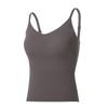 Popular Camisola 6617 de Seda Helada Sin Costuras con Copas de Aire para Usar por Fuera y por Dentro con Espalda Hermosa y Efecto Adelgazante Top Básico para Mujer