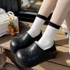 Bolsa con estampado de estrellas y zapatos de algodón impermeables para mujer, nuevo estilo otoño e invierno para uso en exteriores, antideslizantes, estilo pareja, pantuflas de algodón cálidas para el hogar, hombre