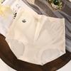 Cintura alta plus size roupa interior feminina de algodão feminino 200kg barriga apoio gravidez classe a bebê algodão 7A calças cheias shorts antibacterianos
