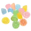 Accesorios Creativos Pequeños de Limón de Dibujos Animados 3D Hechos a Mano para el Cabello, Gomas para el Cabello, Dijes para Zapatos, Colgantes para Botellas de Agua, Materiales de Accesorios de Resina al por Mayor