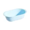 Tina de baño para niños, ampliada y engrosada, bañera grande para uso doméstico en el baño, bañera antideslizante de forma alargada para bebés y niños