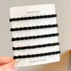 Elásticos de Cabelo em Caixa 2025 Novo Estilo Elásticos para Mulheres, Alta Elasticidade Cordas de Cabelo Duráveis, Acessórios de Cabelo para Rabo de Cavalo Alto, Faixas de Cabelo