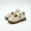 Sandalias Caladas para Niñas Mary Jane Zapatos de Piel 2026 Verano Nuevas Sandalias Cerradas para Niños Versátiles para Niños Mayores