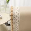 Xiaohongshu Cojín de Sofá de Terciopelo de Chenilla y Job's Tears Estilo Crema Cojín de Asiento de Sofá Antideslizante para Todas las Estaciones Estilo Francés