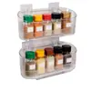 Estante de almacenamiento para pared de baño, tipo adhesivo sin taladro, para cosméticos, artículos de tocador y otros artículos, caja de almacenamiento para pared para el baño