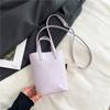 Bolsa Tote Casual para Pendurar no Ombro Estilo Coreano de Aparência Sofisticada 2025 Verão Nova Moda Simples Nicho Portátil Transversal