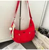 Bolso cruzado de estilo coreano, nuevo, moderno, de alta apariencia, nicho, color sólido, simple, estilo universitario, para mujer, ligero y de gran capacidad