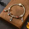 Pulseras de Halloween al por mayor Joyería Transfronteriza Europea y Americana Nicho Metálicas de Alto Grado Minimalistas Pulseras de Fantasma Calabaza