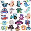 Calcomanías de Tela Bordadas de Princesita de Dibujos Animados para Ropa de Niños Accesorios Decorativos Calcomanías Bordadas a Máquina para Niñas Parches Adhesivos