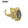Anillo Mr034 Estilo Palacio Retro Europeo y Americano Forma de Ojo Piedra Preciosa Colorida Lapislázuli Adorno con Piedra Brillante Circonita