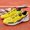 Zapatos de tenis de mesa para comercio exterior transfronterizo, zapatos deportivos para las cuatro estaciones, entrenamiento, zapatos de bádminton, para hombres y mujeres, amantes, transpirables, absorción de impactos, zapatos de correr para tenis
