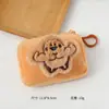 Linda Cartera Pequeña Fuerte Bolsa de Auriculares Mini de Dibujos Animados Bolsa de Almacenamiento Llavero Colgante para Mochila Muñeco de Peluche Regalo