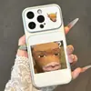 Funda de emoji divertida y peculiar con temática de vaca, adecuada para Apple 17 Pro, funda de teléfono personalizada con diseño de vaca acostada, funda suave para iPhone 18