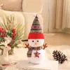 Decoração de boneco de neve de desenho animado de Natal boneca grande decoração de Natal layout de cena de vitrine de shopping