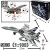 Montagem de Blocos de Construção Su-57 J-20B2F35Su35 Avião Bombardeiro Crianças Modelo Militar Brinquedo Educativo Caça