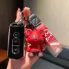 Funda para llave de motocicleta Fosha 350 con línea de grieta 125 nuevo continente ns125la/PCX150 carcasa con hebilla