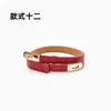 Cinturón de moda de cuero genuino, estilo nuevo, en stock para venta al por mayor transfronteriza, adecuado para combinar con faldas, decorar abrigos y como accesorio para ceñir la cintura.