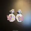 Brincos de Borboleta Roxa Retro com Franjas para Mulheres 2026 Novo Estilo Quente Novos Brincos Chinoiserie Brincos de Alta Qualidade Únicos e Bonitos