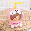 Estilo Japonés Estilo Retro Gato Doraemon Dingdang Luz de Noche Alcancía Adornos Hechos a Mano Artesanías de Resina Regalo de Cumpleaños