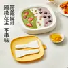 Máquina Caseira de Iogurte Frito em Aço Inoxidável 316, Máquina de Sorvete DIY para Crianças, Pequena Máquina Caseira de Sorvete Frito, Bandeja de Gelo Frito