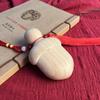 Colgante Espada Li Fat Pequeña de Madera de Durazno, Espada Imperial, Cuchillo Gordo Pequeño, Espada de Bebé, Espada de Madera de Durazno para Bebé de Juguete, Hacha para el Cabello