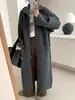 Nuevo Cárdigan de Punto Largo hasta la Rodilla con Cuello Alto y Cremallera, Color Sólido, Holgado, Casual, Abrigo Suéter para Mujer, Otoño/Invierno 2026