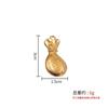 Adornos Similares a Lingotes de Oro Pequeños, Frijoles de Oro Pequeños, Accesorios de Relleno para Lingotes, Decoraciones Auspiciosas para Escritorio al por Mayor