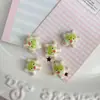 Impresión en Relieve de Agujero Vertical Acrílico Lindo Educativo Para Ensartar DIY Cadena de Teléfono Llavero Colgante de Bolsa Materiales Hechos a Mano