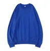 Sudadera de Algodón Puro con Cuello Redondo de Terciopelo Personalizada para Otoño e Invierno Traje de Felpa de Color Puro con Estampado de Logo para Primavera y Otoño Camisa Publicitaria Overol