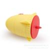 Dispensador de Comida para Perros Estilo Cohete, Dispensador de Comida de Goma Suave Elástica para Dientes de Mascota Anti-Asfixia, Dispensador de Comida para Perros de Silicona
