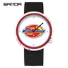 Reloj SANDA superventas transfronterizo, reloj especial para exámenes para estudiantes de secundaria, movimiento silencioso, diseño simple, correa de nailon, reloj de cuarzo