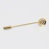 Broche material diy malla de cobre aguja de una línea aguja de punzar aguja para cuello base para corsage casero accesorios