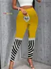 Leggings de Moda Feminina Transfronteiriços com Estampa de Arte Abstrata, Leggings com Estampa Digital 3D, Personalizáveis, Podem Ser Encomendados em Atacado a Partir de Uma Peça