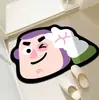 Alfombrillas de Piso de Barro de Diatomeas con Dibujos Animados Lindos para Entrada del Hogar, Alfombrillas Decorativas Resistentes al Desgaste y a la Suciedad, Alfombrillas Antideslizantes para Baño