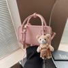 Bolso Pequeño Individual Exterior Super Caliente para Mujer Primavera y Verano Versátil Nuevo Estilo 2025 Bolso Cruzado Simple para Hombro Bolso Cuadrado Pequeño Portátil Casual