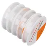Hilo elástico de cristal hilo suave tejido a mano accesorios para pulsera DIY cuerda elástica con cuentas banda de goma cuerda de mano transparente