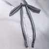 Mango Largo Sin Nudo Color Sólido Uniforme JK Camisa Corbata de Lazo Cuerda de Corbata para Mujer Accesorio de Traje de Marinero Cinta a Juego