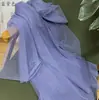 Piel de pasta de frijol suave tono de piel tono carne negro ajuste ceñido tejido de malla suave vestido de novia vestido de noche falda red de caída tela suave