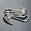 Gancho universal de acero inoxidable en forma de S sólido para armario, cocina, uso estudiantil, gancho S multifuncional para colgar carne curada y salchichas, para uso doméstico