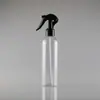Botella de Plástico PET Transparente de 250ml Botella Cosmética Botella con Botón de Bombeo Manual Alcohol Desinfectante para Desodorización y Eliminación de Manchas