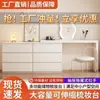 Tocador habitación moderna minimalista cómoda cajonera integrada apartamento pequeño lujo ligero mesita de noche tocador gabinete tocador mesa de maquillaje retráctil