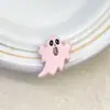 Serie de Caricaturas Lindas de Acrílico Cuentas con Agujero Recto de Fantasma Pintado Cadena para Teléfono Móvil Colgante Accesorios de Joyería