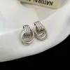 Brincos Redondos Irregulares Mais Vendidos na Europa e América, Novos Brincos de Verão com Design de Nicho, Brincos Femininos de Luxo Leve e de Alta Qualidade