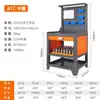 Estante para Portaherramientas CNC Banco de Trabajo de Taller CNC Mesa de Almacenamiento Armario de Herramientas Carro Bt3040