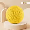 Brinquedo para Gato Bola de Sisal Atacado, Gadget Extra Grande para Autoentretenimento e Alívio do Tédio, Bola Mordedora e Arranhador para Filhotes, Varinha Agitadora para Gatos, Suprimentos para Animais de Estimação