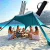 Toldo de Playa Carpa de Lycra para Picnic y Camping, Sombrilla para la Costa Tienda de Exterior, Estilo Portátil de una Sola Pieza, en Stock