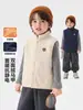 Chaleco Europeo para Niños Invierno Más Terciopelo Engrosado Top para Niño Ropa Nueva para Niños Ropa para Bebés Ropa de Invierno